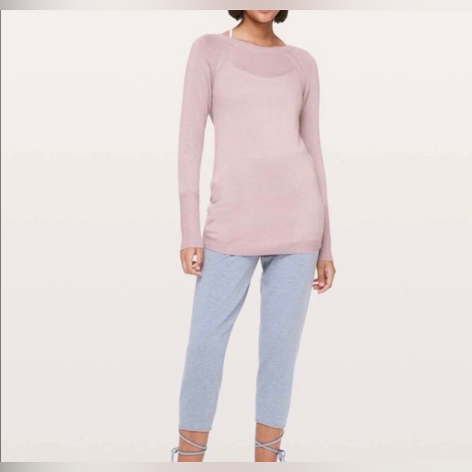Lululemon Unity Drop Back Sweater Nwot Size 4